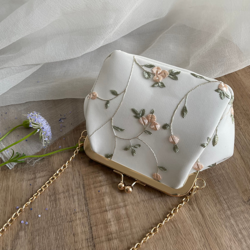 受注製作】がま口ポーチ・化粧ポーチ・ハンドメイド・がま口バッグ