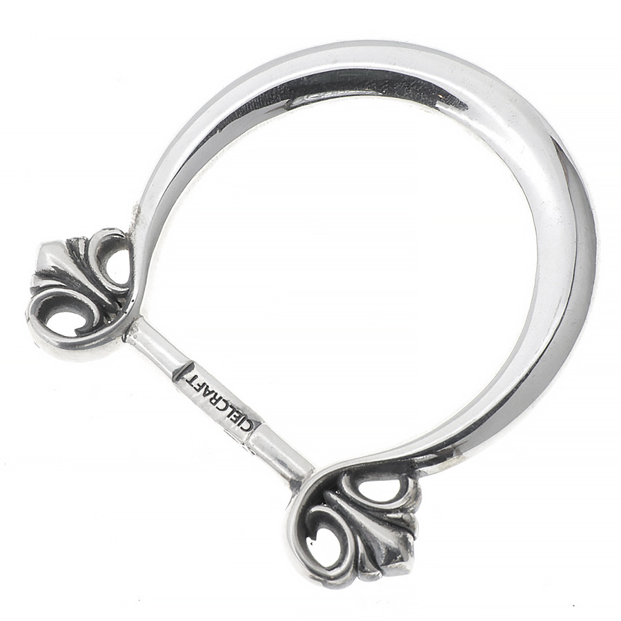 シルバー925 オリジナル ビショップ デザイン Ｄカン パーツ L 24mm