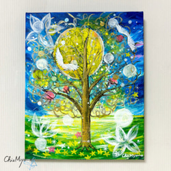 原画 月 星 海 夜空 桜 桜吹雪 星空 春 おしゃれ モダンアート 現代アート 原画 月 星 海 夜空 桜 桜吹雪 星空 春 おしゃれ モダンアート