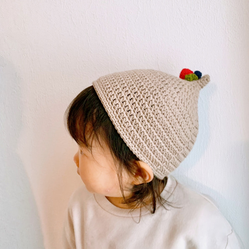 被りたくて離さない魔法の帽子 どんぐり帽 どんぐり帽子 キッズ帽子