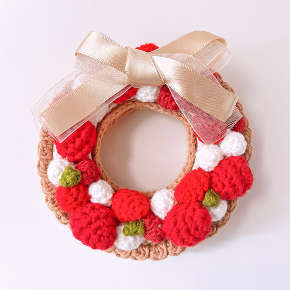 編みぐるみXmas♡壁飾り 編みぐるみXmas♡壁飾り
