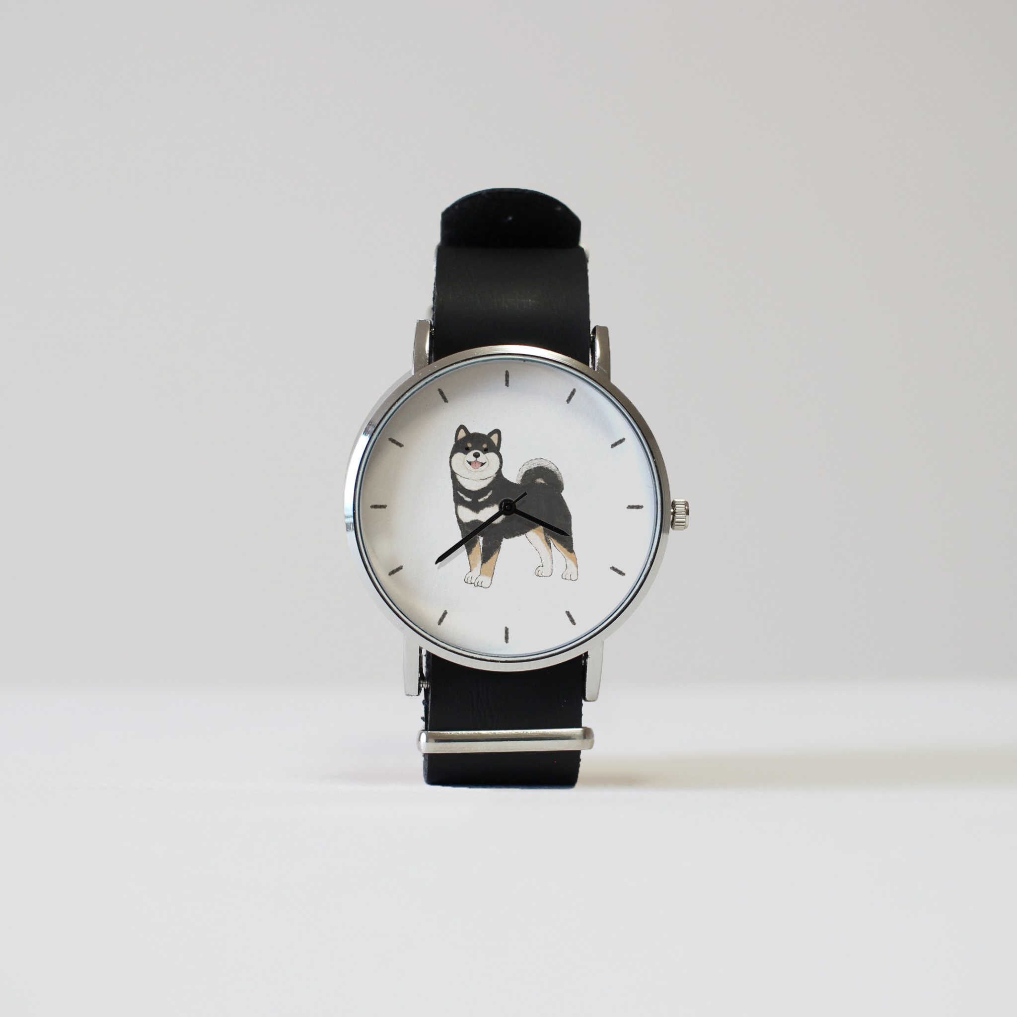 しば犬（黒）➁の腕時計
