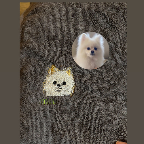 うちの子刺繍ハンドタオル..*uchinoco handtowel その他雑貨