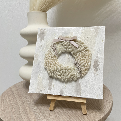 ハンドメイド　オーダー受付ページ　　♡クリスマスリース　インコ　パネル♡ ハンドメイド オーダー受付ページ ♡クリスマスリース インコ パネル♡