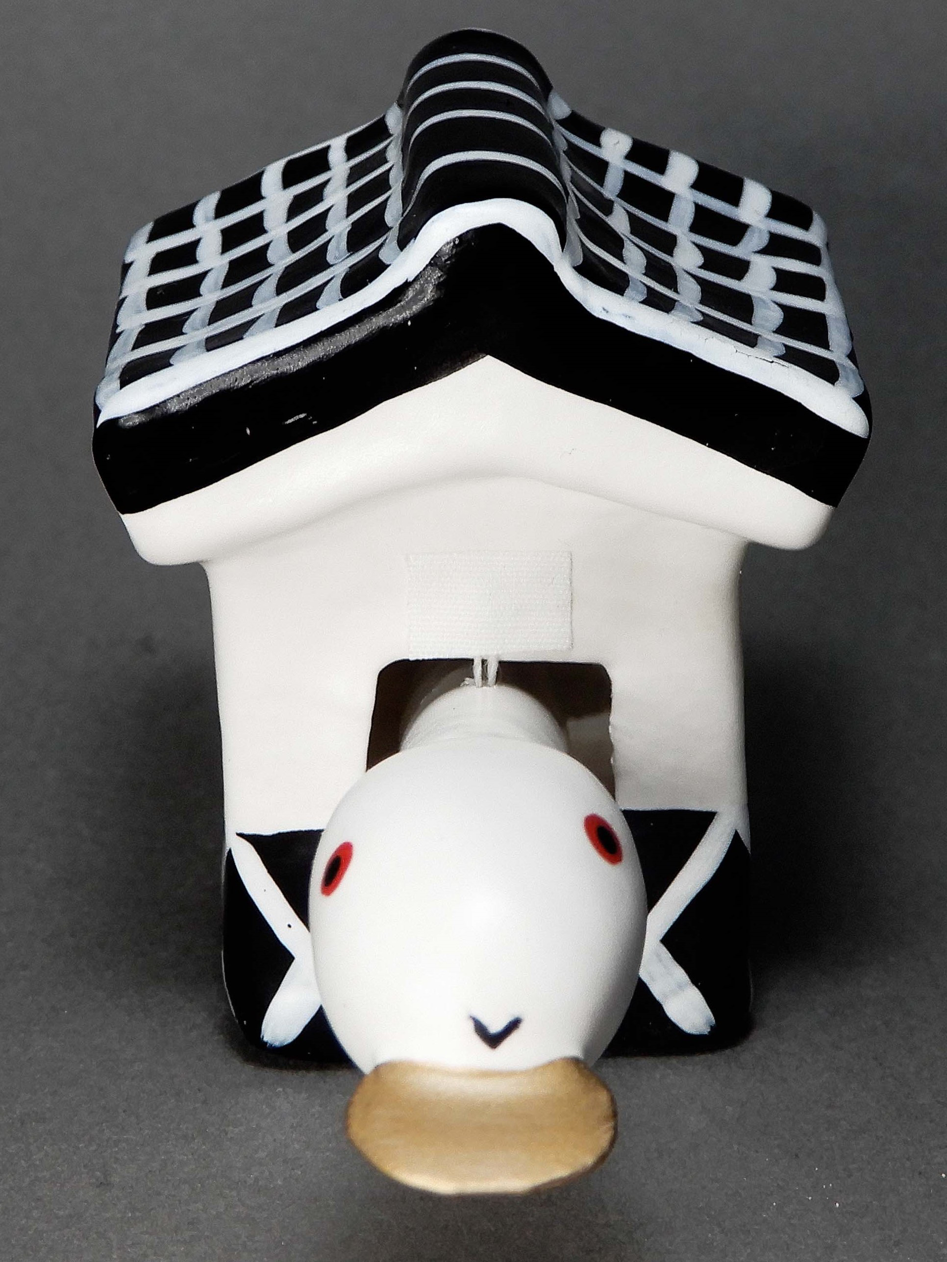 干支張子　首振り　「蔵蛇　直首」