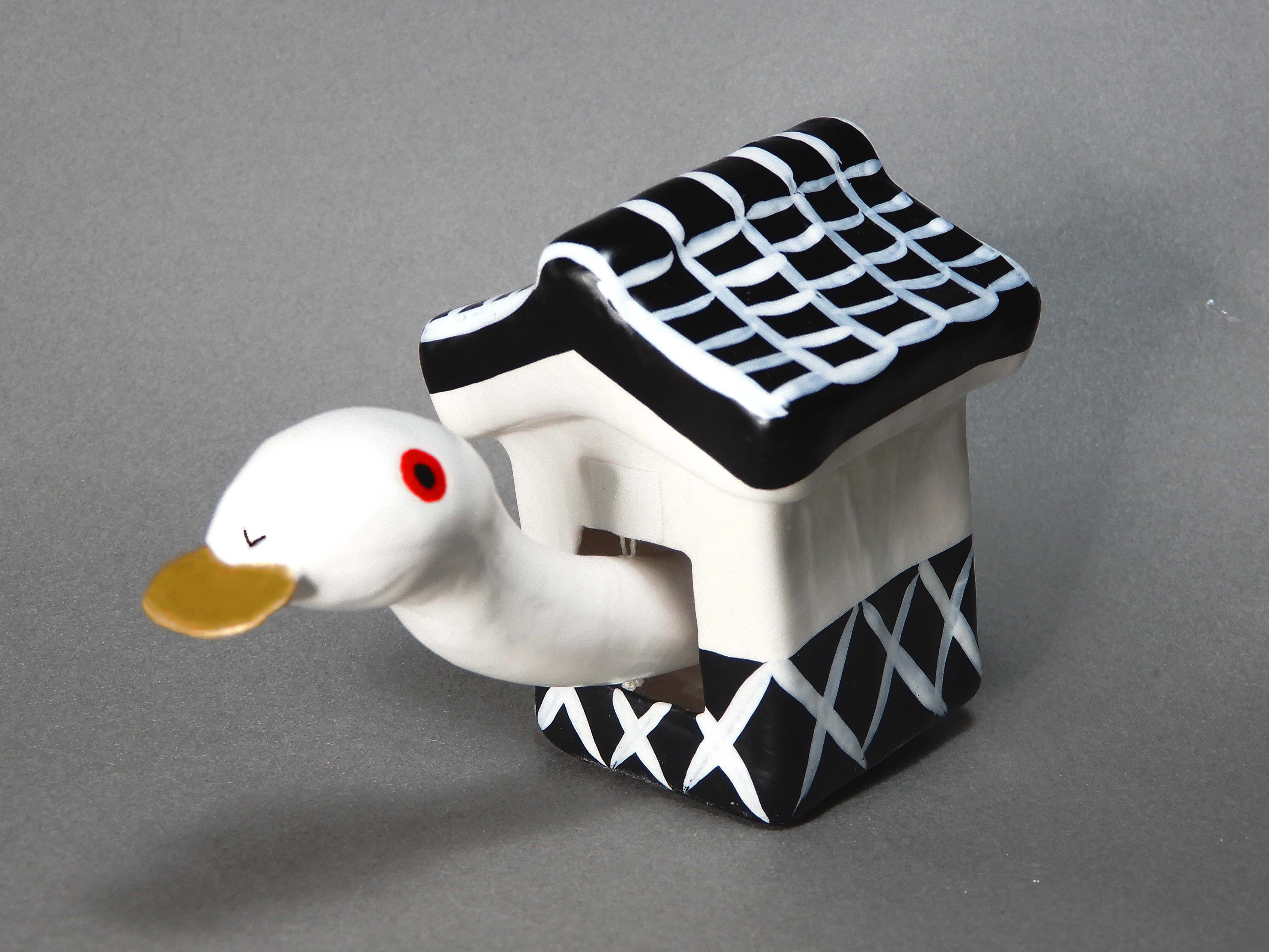 干支張子　首振り　「蔵蛇　曲首」