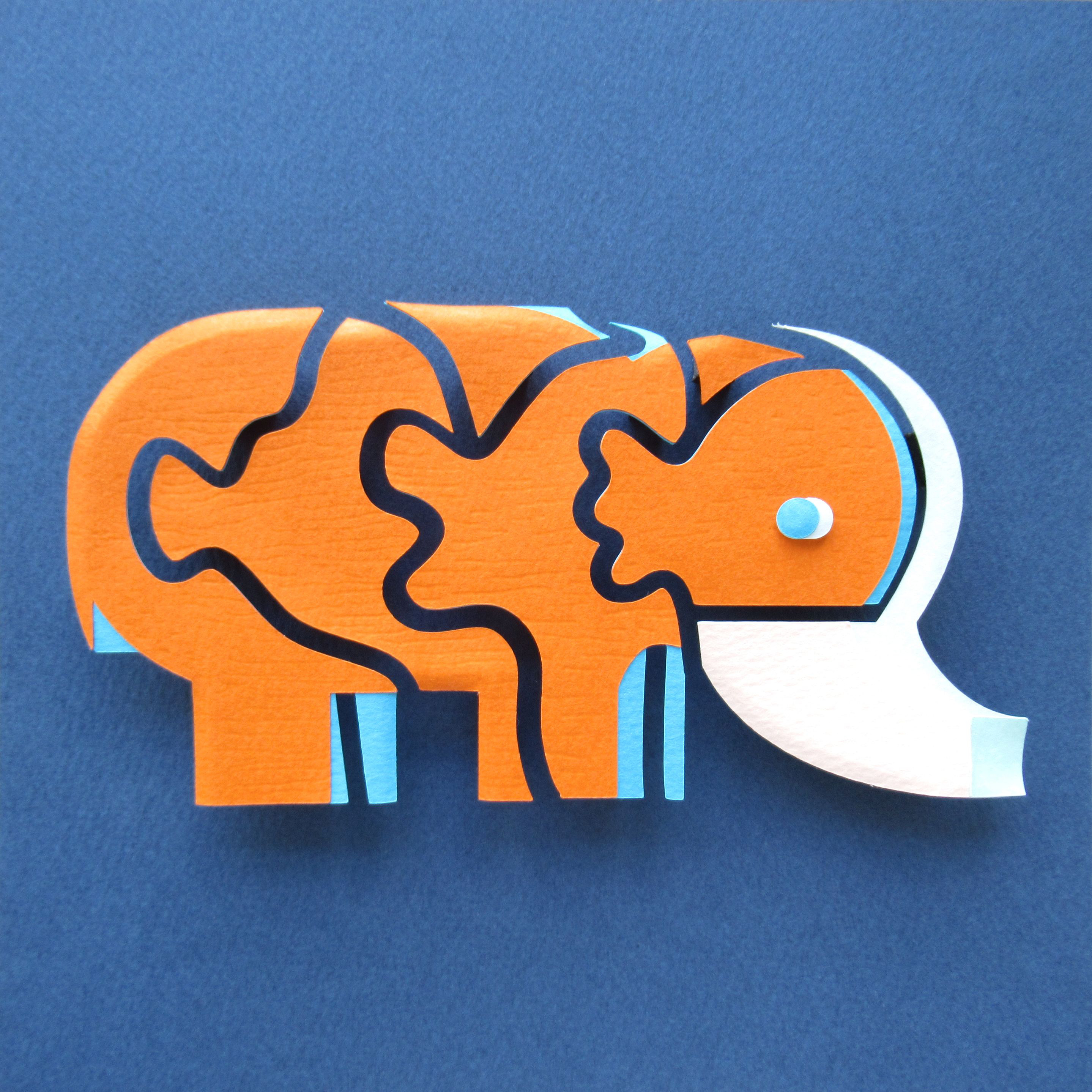 【17角】not a mole【ペーパーアート】 16,200円