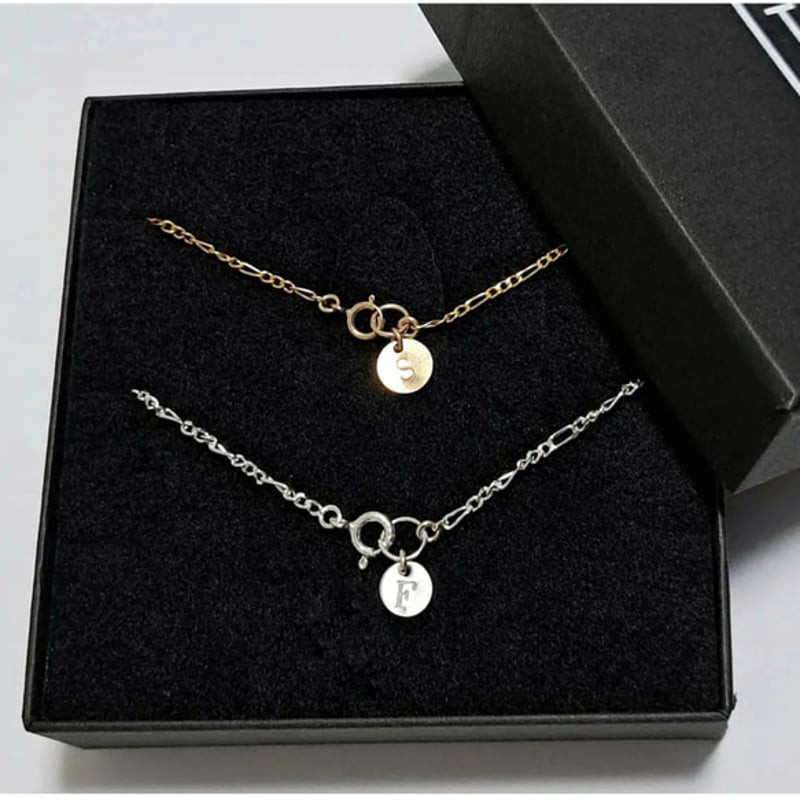 イニシャルペアネックレスセット【ペア】