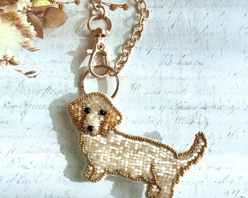 【サンコウチョウ】ビーズ刺繍ブローチバッグチャーム b7eb65a2793bb82e8f71d9ef2c984d