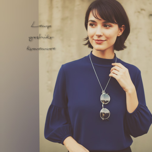 フリーサイズ オーバルチャーム オールステンレス グラスホルダー