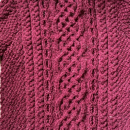 美品✨ パラスパレス アルパカ ウール ニット 赤 2サイズ 編み込み