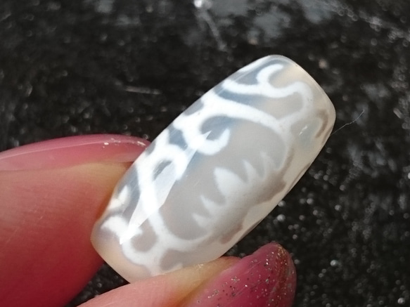 最高品質　玉髄　如意蓮花天珠　9-53 最高品質 玉髄 如意蓮花天珠 9-53 最高品質 玉髄 如意蓮花天珠 9