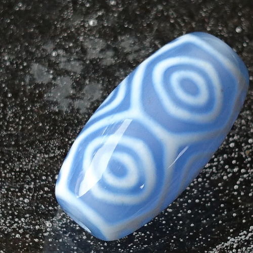 老玉髄龍眼天珠さん！綺麗！青瑪瑙！綺麗！ズーンとくる！アマゾナイトも！ tempet_p02.jpg