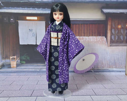 HK0036】リカちゃん 羽織セット（藤色） その他人形 Cattleya