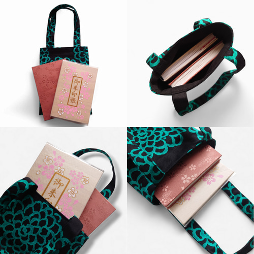 選べる6色／御朱印帳袋（手提げ） ミニトート ミニバッグ 裏地付き