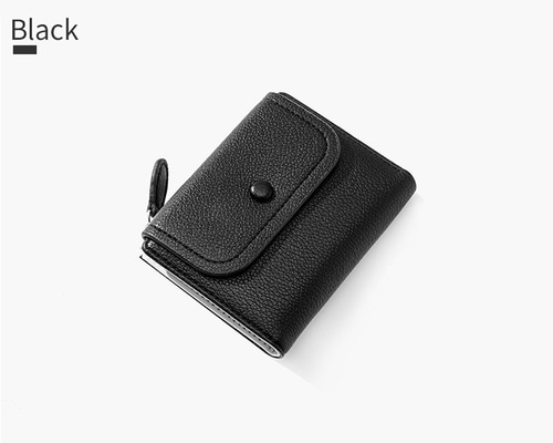 LIZDAYS 二つ折り財布 レディース BOX型小銭入れ 財布 ミニ財布