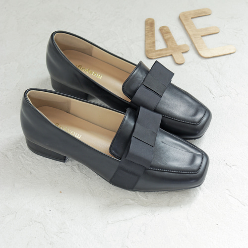 4E幅広の滑らないスクエアトゥパンプス mg1027-4E パンプス マシュ