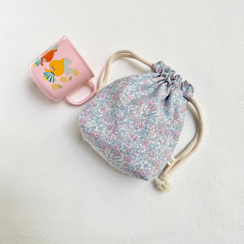 お弁当袋 ランチョンマットのセット【A tiny flower】コップ袋と