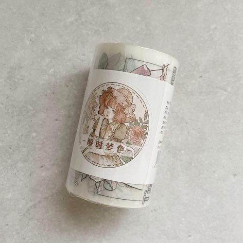 海外作家 五宝文創 マスキングテープ PET コラージュ素材 ジャーナル