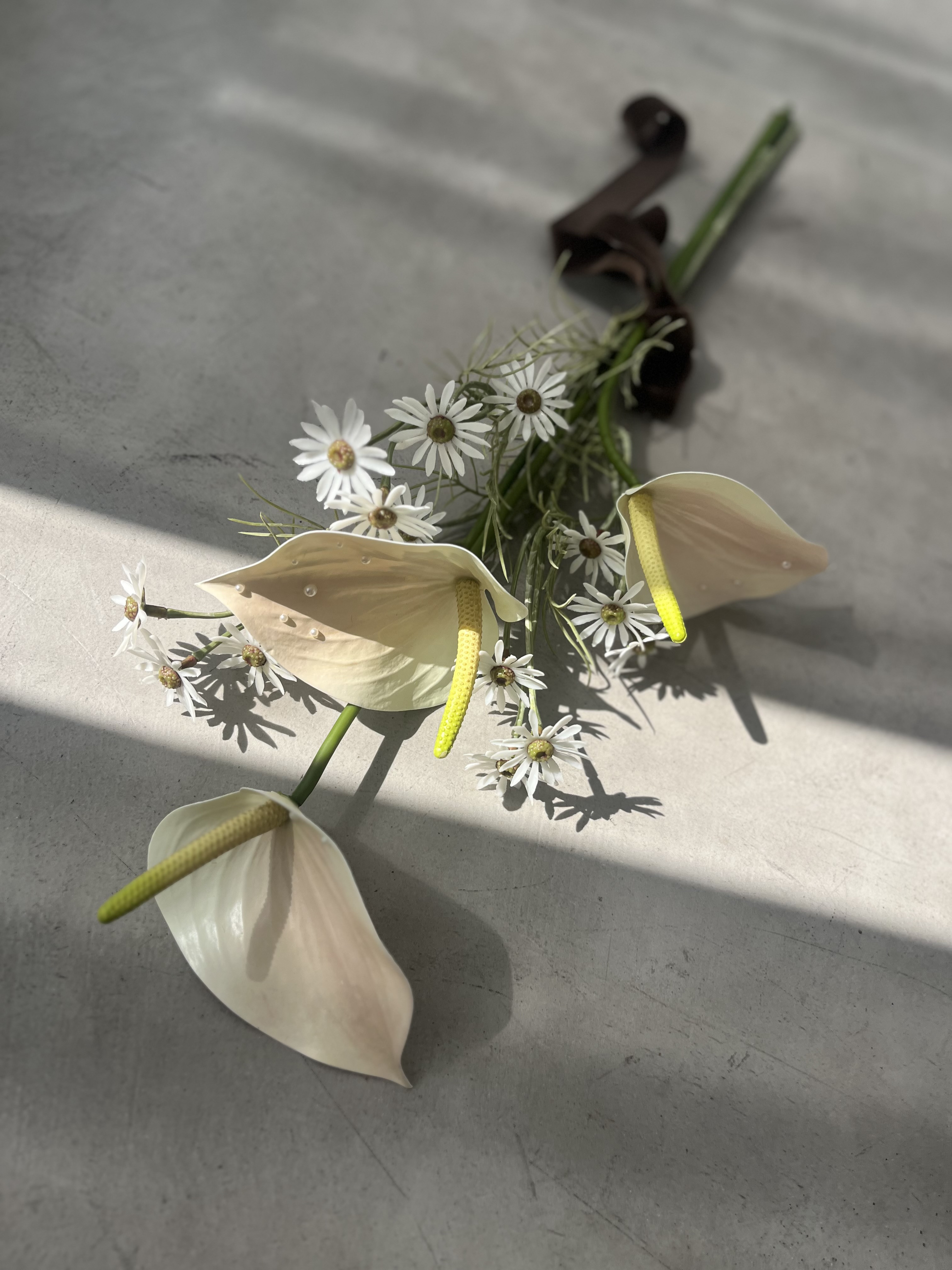 レンタル　結婚式　ブーケ　ウェディング　ビンテージ　チューリップ　個性的　アンスリウム