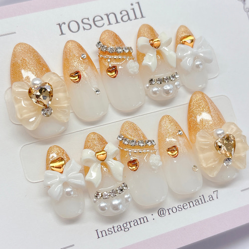 推し色サイズオーダー ♡ 好きな色が選べるネイルチップ / 量産型  