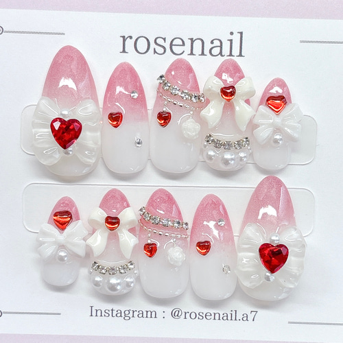 推し色サイズオーダー ♡ 好きな色が選べるネイルチップ / 量産型  