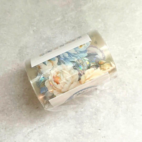 海外作家 海外マステ 五宝文創 青澜之歌 マスキングテープ PET 装飾