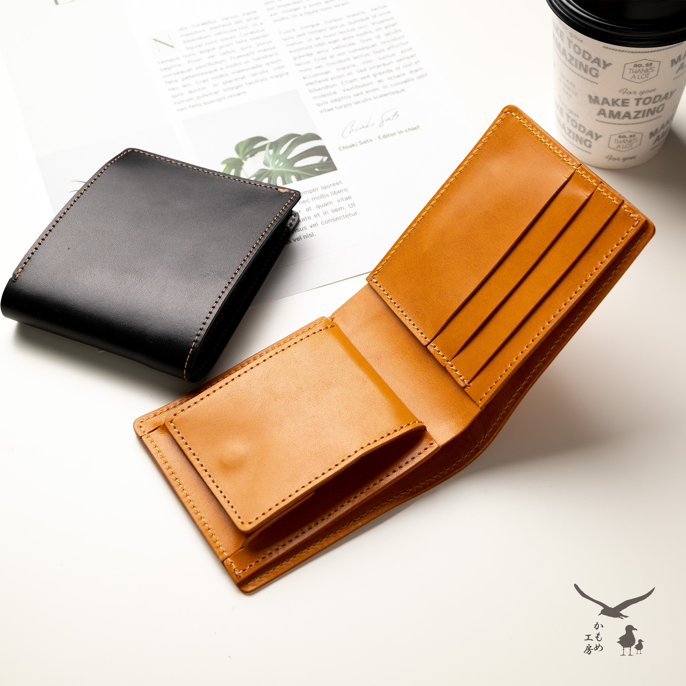 送料無料 二つ折り財布 【 Sジーンズ 】 本革 栃木レザー ウォレット 贈り物 ギフト HM03K