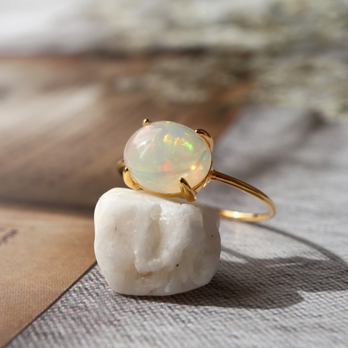 *カイラニ様*専用ページ*エチオピア産オパール　　　♢リング カイラニ様*専用ページ*エチオピア産オパール ♢リング カイラニ