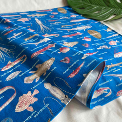 39nmpS 深海魚 ハンドメイド 入学 入園 オーダー オーダーOK】入園入学大きいランチョンマット40×60☆82深海生物深海魚