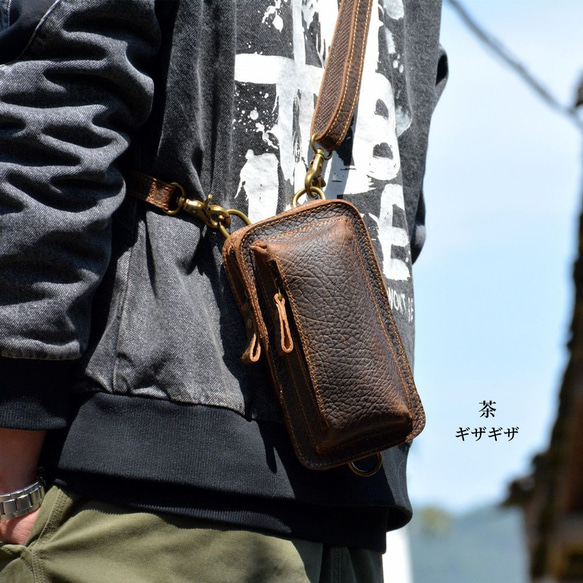 ブッチ　一点もの　ショルダーバッグ　牛革 Buchy