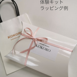 夜光貝磨きアクセサリー作りキット ✳【 しずく 】 19枚目の画像