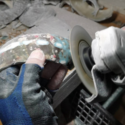 夜光貝磨きアクセサリー作りキット ✳【 しずく 】 17枚目の画像