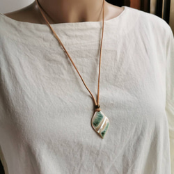 夜光貝磨きアクセサリー作りキット ✳【 しずく 】 13枚目の画像