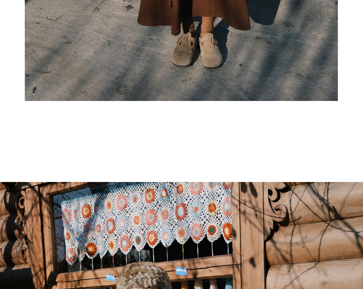 名族風 二層ステッチプリント中丈スカート ハイウエストA字スカート、レディース