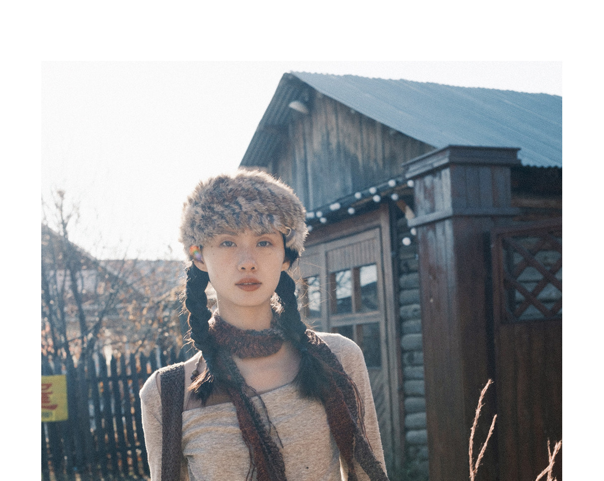 名族風 二層ステッチプリント中丈スカート ハイウエストA字スカート、レディース