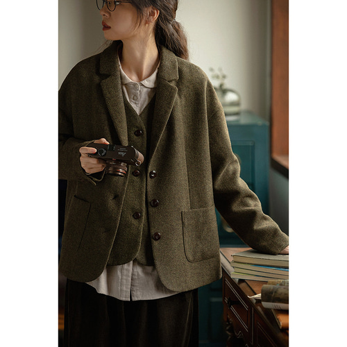 美品　スコットランド製　MACKINTOSH ウールツィードジャケット　春先まで 1311-G1E0441006.jpg?v=1731306119