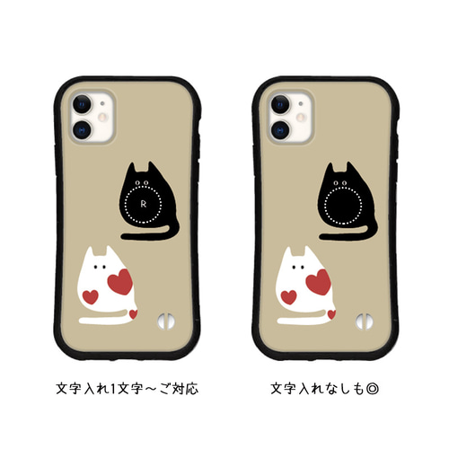 iPhone 15 pro max mini 猫 ねこ ヌメ革 おもしろ 面白い 本革 名入れ