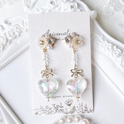 ♡ハンドメイド♡ビジューピアスイヤリング ハンドメイド】ビジューピアス/イヤリング | MIEL select shop