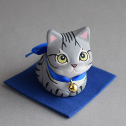 香箱座り猫(アメリカンショートヘア)【受注制作】 1枚目の画像