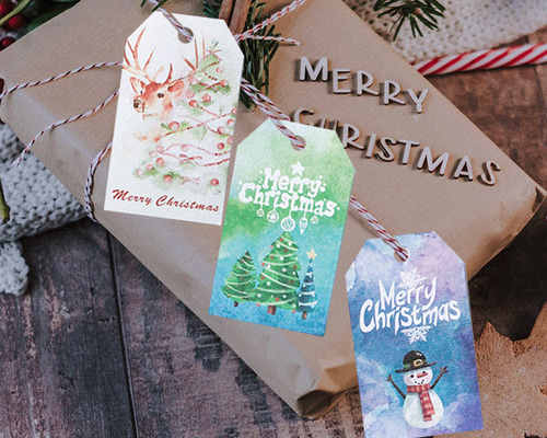 クリスマス　タグ　ギフト　ラッピング　プレゼント 200円【20枚】クリスマス ギフトタグ ラッピング ポイント消化 タグ