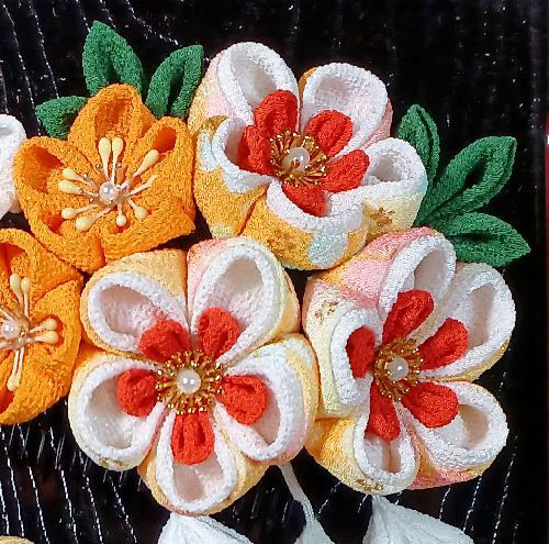 下がり付き3点セット（橙） 4,150円