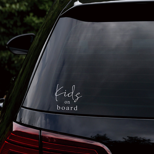 Kids on board / cutting sticker キッズオンボード