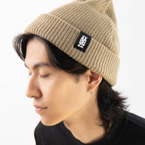 ウォンバット ユキちゃん 刺繍 ニット帽 Nook Nook ニット帽・ビーニー