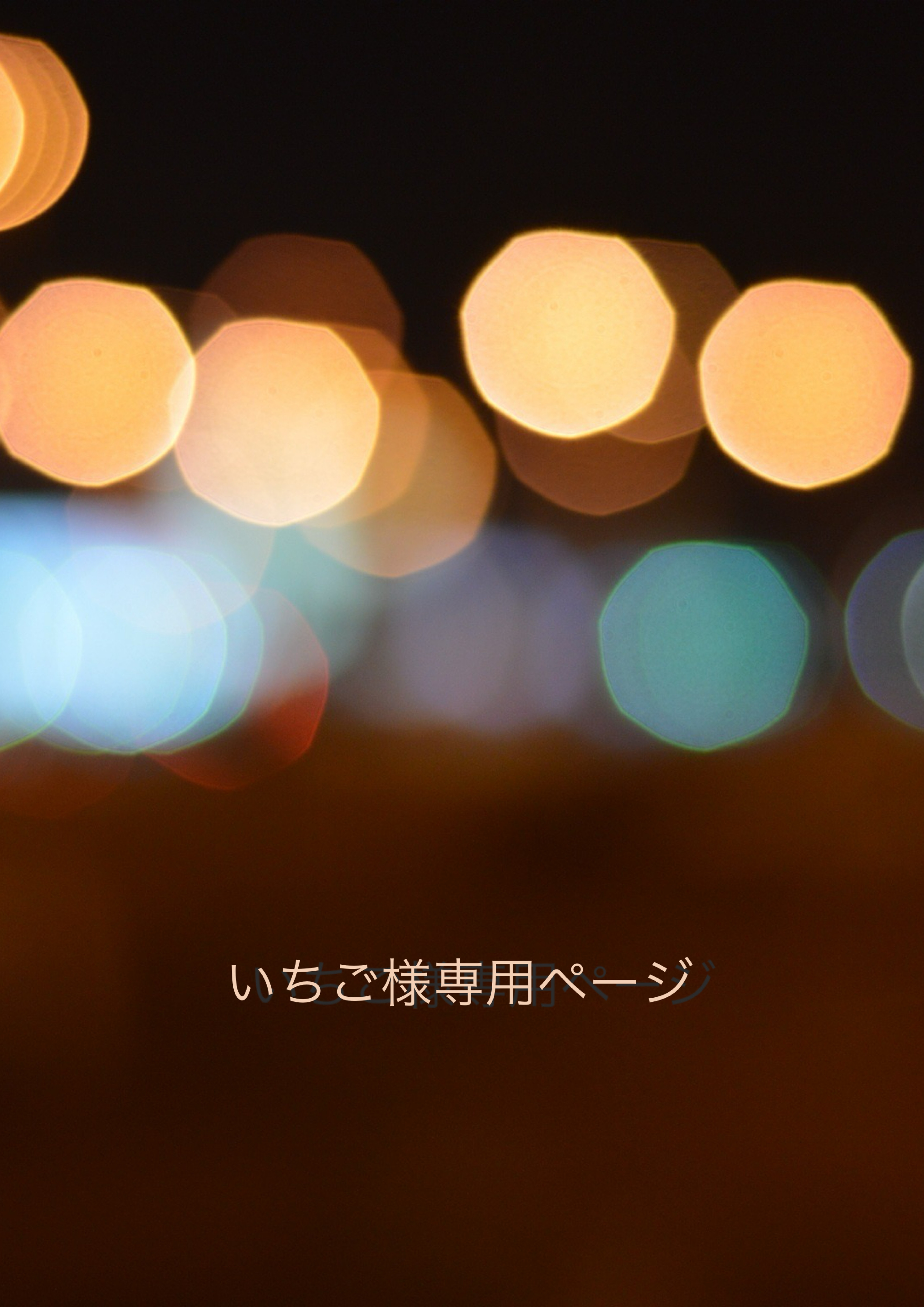 いちご様専用ページ