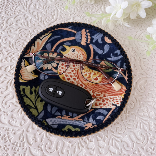 SALE】ウィリアムモリス.いちご泥棒／ミニトレイ／小物トレイ