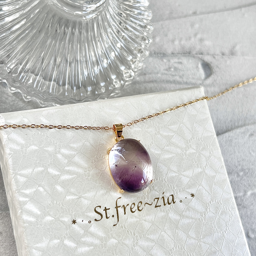 ⭐︎【天然】アメジスト ネックレス 30.6x17.8x15.4mm 天然 アメジスト 一粒 ネックレス シルバー925 2月 誕生石