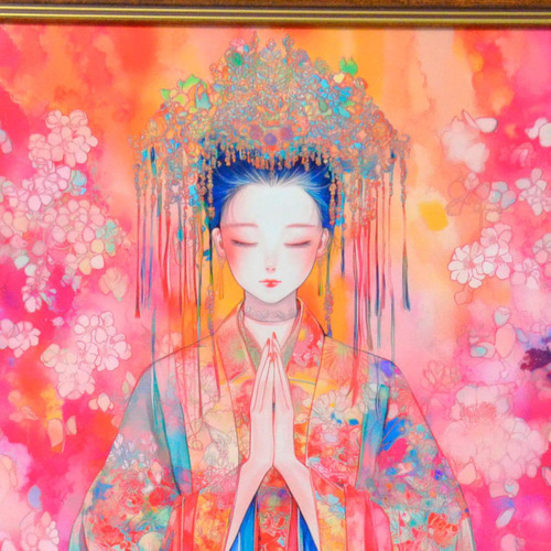 A4 ポスター コノハナサクヤヒメ 木花咲耶姫 グラフィックアート  