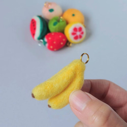 ミニマム果物】夏を感じる青りんご＊羊毛フェルトのプチかわ
