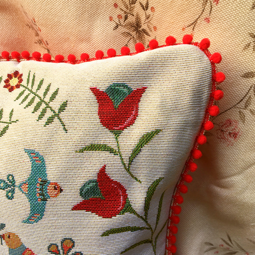 トナカイ スカンジナビアンデザイン X'mas クッションカバー フランス